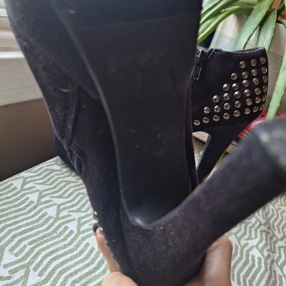 Studded platform ankle heels - Picture 5 of 6